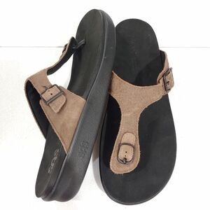 SAS SANIBEL T-STRAP SUEDE SANDAL